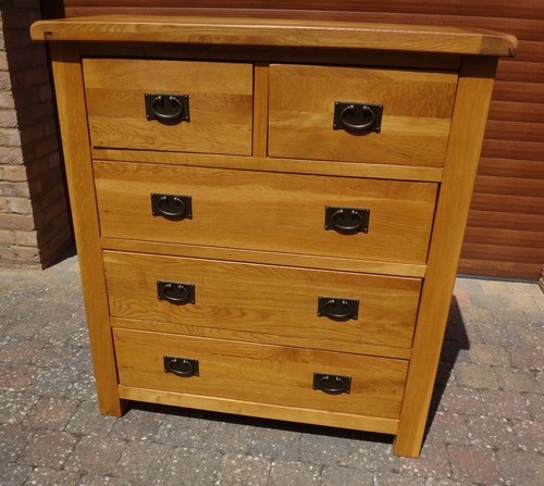 Oak chest drawers - chest, of