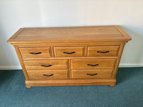 Solid oak 4 drawer - 3,