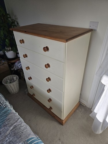 Chest draws solid oak - chest,
