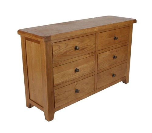 Oak draw large chest 137cm - large,