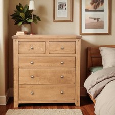 Chest Drawers Oak Pine Solid 5