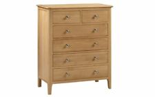 Solid Oak 4 + 2 Drawer Chest