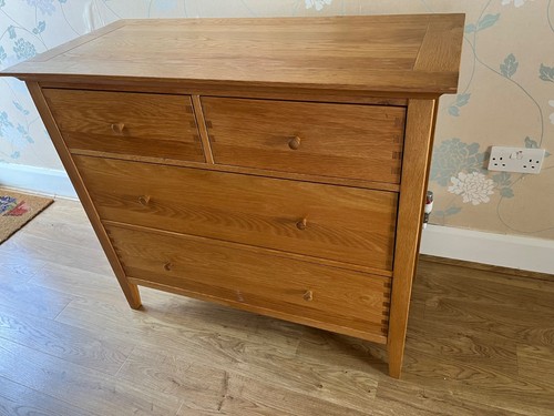 Oak chest drawers - chest, of