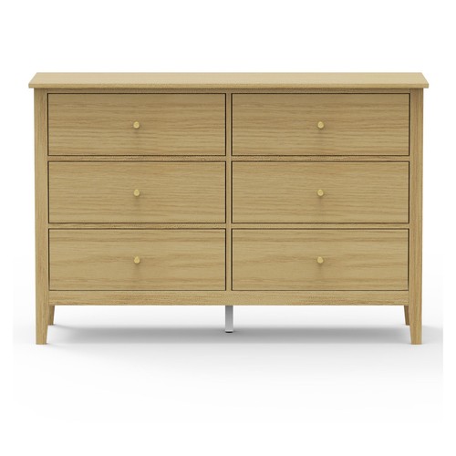 Oak effect drawer - 6, (3+3)