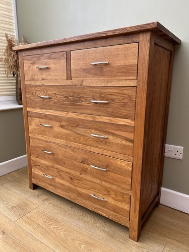 Large oak chest - chest, of