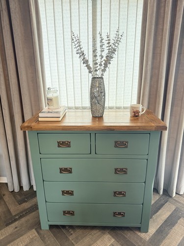 Chest drawers solid oak - solid,