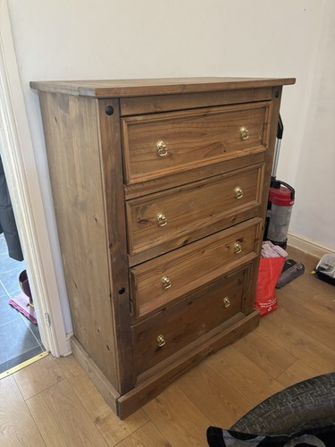 Real oak chest drawers - oak, of