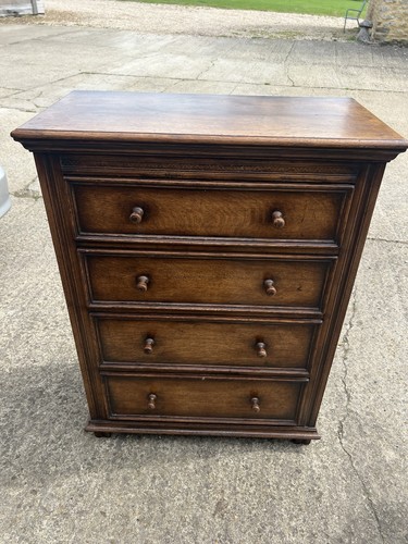 Oak drawer chest drawers - 4, of
