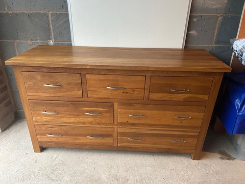 Solid oak seven - seven, chest