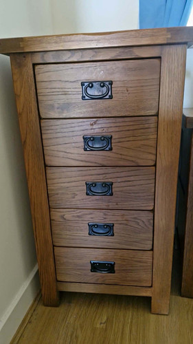 Wooden brown solid oak - wooden, 5