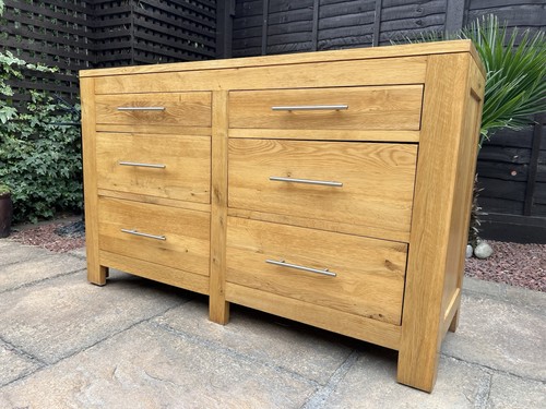 Oak chest drawers - of,