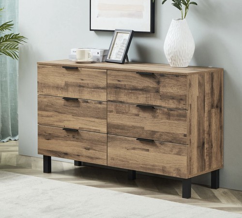 Drawer chest oak 6 - oak, /