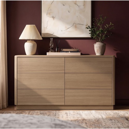 Large modern oak drawer - 6,