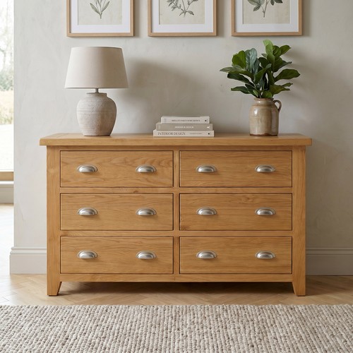 Chest drawers cheshire oak - cheshire,