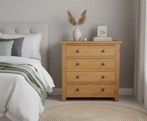 Oak drawer chest - oak,