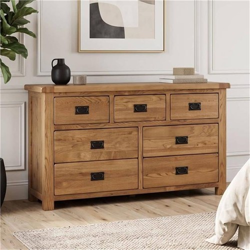 Solid oak over chest of - solid,