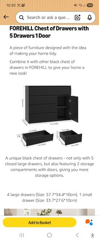 Forehill black chest - forehill, of